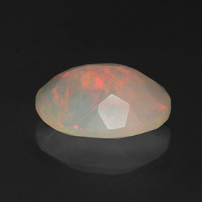 Opale multicolore naturelle transparent, 1,57 ct, transparent / translucide
