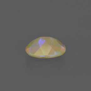 Opale multicolore naturelle coupe ovale, 1,05 ct, transparent