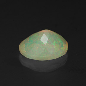 Opale multicolore naturelle transparent, 1,26 ct, transparent / translucide