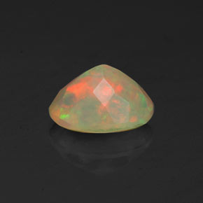 Opale multicolore naturelle transparent, 1,02 ct, transparent / translucide