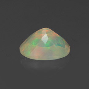 Opale multicolore naturelle coupe ovale, 0,92 ct, transparent