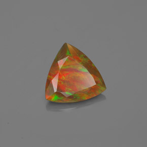 Opale Multicolore naturelle Trillion, 1,10 ct, Translucide