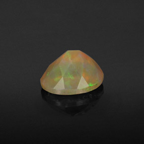 Opale multicolore naturelle transparent, 0,98 ct, transparent / translucide