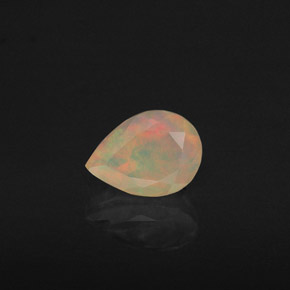 Opale Multicolore naturelle Transparent, 0.60 ct, Transparent / Translucide