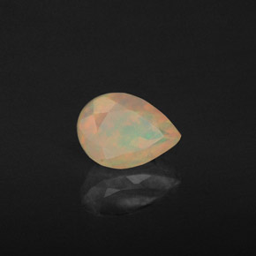 Opale Multicolore naturelle Transparent, 0.60 ct, Transparent / Translucide