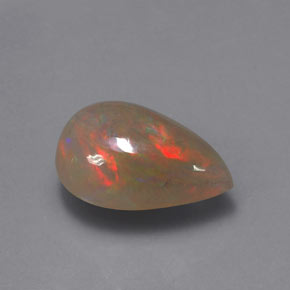 Opale multicolore naturelle transparent, 3,85 ct, transparent / translucide