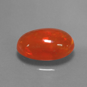 Opale multicolore naturelle coupe ovale, 2,71 ct, transparent
