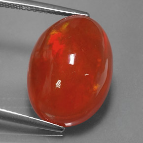 Opale multicolore naturelle transparent, 8,38 ct, transparent / translucide
