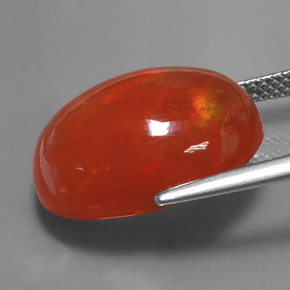 Opale multicolore naturelle transparent, 8,38 ct, transparent / translucide