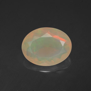 Opale multicolore naturelle transparent, 2,30 ct, transparent / translucide