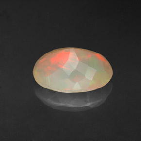 Opale multicolore naturelle transparent, 2,30 ct, transparent / translucide
