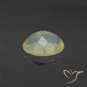 Opale Multicolore naturelle ovale, 1.56 ct, Transparent
