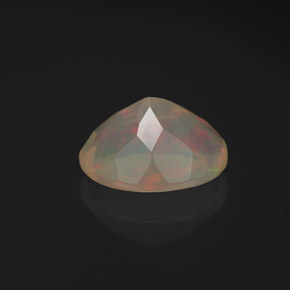 Opale multicolore naturelle transparent, 1,30 ct, transparent / translucide