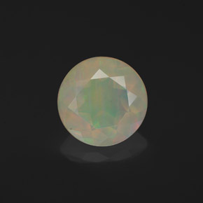 Opale multicolore naturelle transparent, 1,25 ct, transparent / translucide