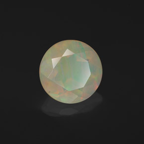 Opale multicolore naturelle transparent, 1,25 ct, transparent / translucide