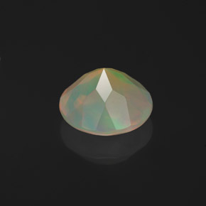 Opale multicolore naturelle transparent, 1,25 ct, transparent / translucide