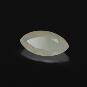 Opale multicolore naturelle transparent, 1,18 ct, transparent / translucide