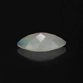 Opale multicolore naturelle transparent, 1,18 ct, transparent / translucide