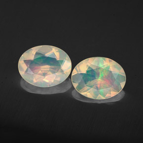 Achetez naturel ct multicolore opale gems, coupe ovale, en provenance ethiopie chez gemselect. en stock, livraison internationale!