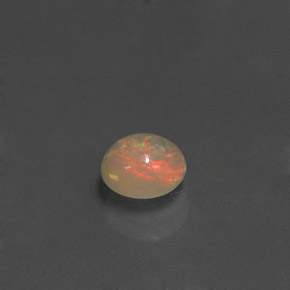 Opale multicolore naturelle transparent, 0,58 ct, transparent / translucide