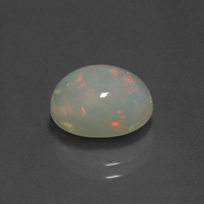 Opale multicolore naturelle transparent, 2,83 ct, transparent / translucide