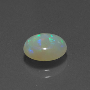 Opale multicolore naturelle transparent, 0,76 ct, transparent / translucide