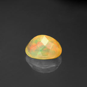 Opale multicolore naturelle transparent, 1,10 ct, transparent / translucide