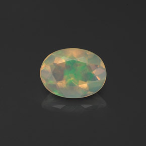 Opale multicolore naturelle transparent, 0,78 ct, transparent / translucide