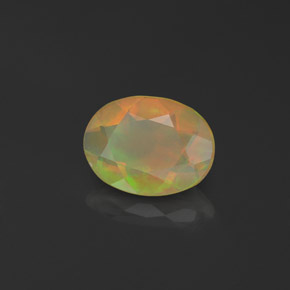 Opale multicolore naturelle transparent, 0,76 ct, transparent / translucide