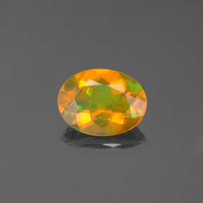 Opale multicolore naturelle transparent, 0,71 ct, transparent / translucide