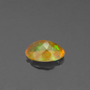 Opale multicolore naturelle transparent, 0,71 ct, transparent / translucide