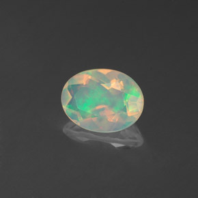 Opale multicolore naturelle transparent, 0,71 ct, transparent / translucide