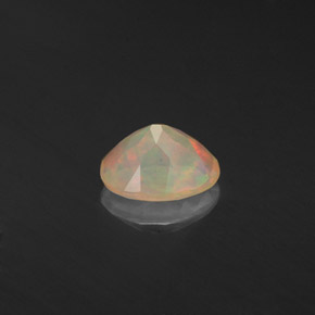 Opale multicolore naturelle transparent, 0,50 ct, transparent / translucide