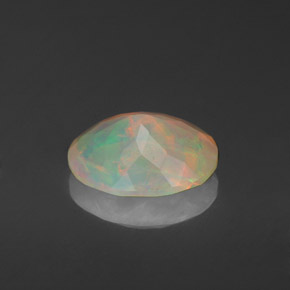 Opale multicolore naturelle transparent, 1,42 ct, transparent / translucide