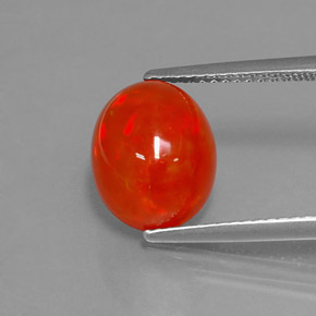 Opale multicolore naturelle transparent, 2,95 ct, transparent / translucide