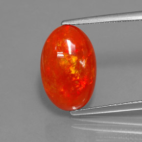 Opale multicolore naturelle transparent, 3,07 ct, transparent / translucide