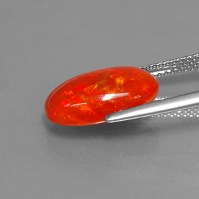 Opale multicolore naturelle transparent, 3,07 ct, transparent / translucide