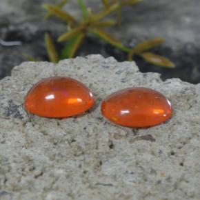 Achetez naturel 1.35ct Orange Opale gems, Coupe ovale, En provenance Ethiopie chez GemSelect. En stock, livraison internationale!