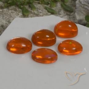 Shop natural 4.79ct Orange feu Opale gems, ovale, from Ethiopie at GemSelect. In stock, global shipping!