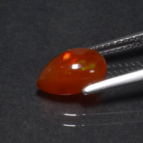 Opale Multicolore naturelle En forme de poire, 1.07 ct, Transparent