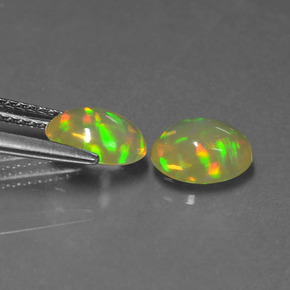 Achetez naturel ct multicolore opale gems, coupe ovale, en provenance ethiopie chez gemselect. en stock, livraison internationale!