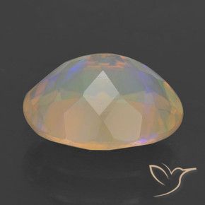 Opale Multicolore naturelle ovale, 1.51 ct, Transparent
