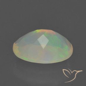 Opale Multicolore naturelle ovale, 1.40 ct, Transparent