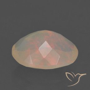 Opale Multicolore naturelle ovale, 1.57 ct, Translucide