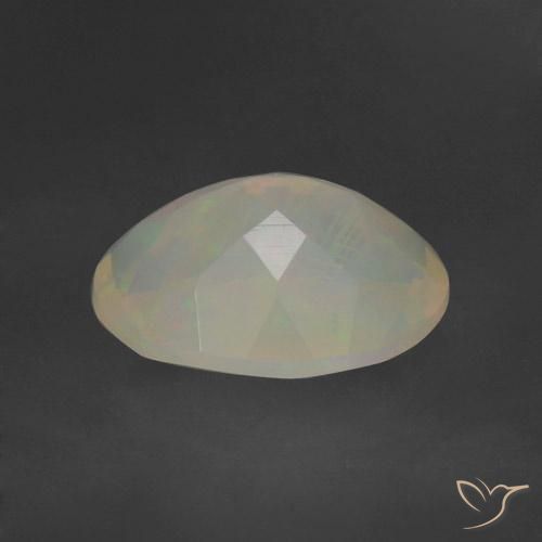 Opale Multicolore naturelle ovale, 1.13 ct, Translucide
