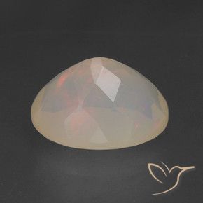 Opale Multicolore naturelle ovale, 1.92 ct, Translucide