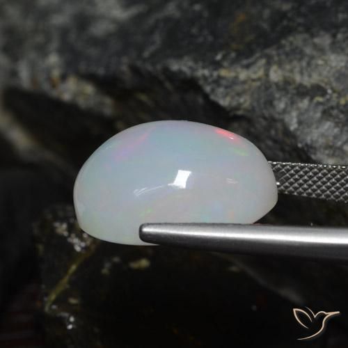 Opale Multicolore naturelle ovale, 13.64 ct, Translucide