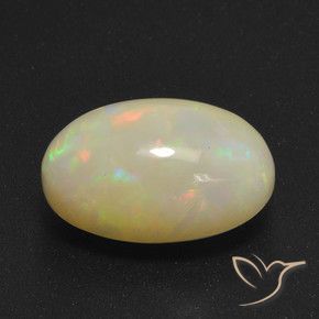 Opale Multicolore naturelle ovale, 9.66 ct, Translucide