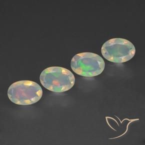 Shop natural 1.51ct Multicolore Opale gems, ovale, from Ethiopie at GemSelect. In stock, global shipping!