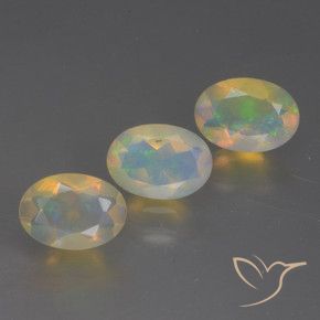 Shop natural 1.30ct Multicolore Opale gems, ovale, from Ethiopie at GemSelect. In stock, global shipping!